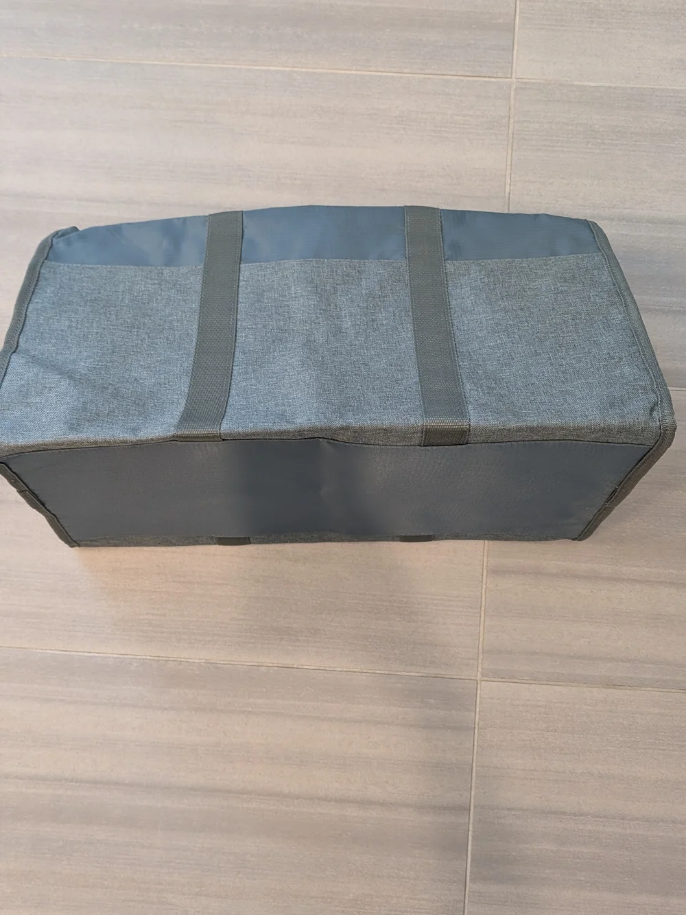 DSW Canvas Storage Tote Bag in Gray - NWT